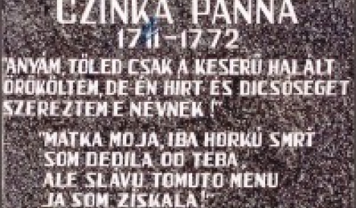 Pomník Czinka Panna 