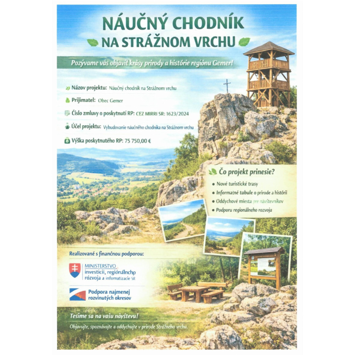 Menšia fotka pre článok Náučný chodník na Strážnom vrchu