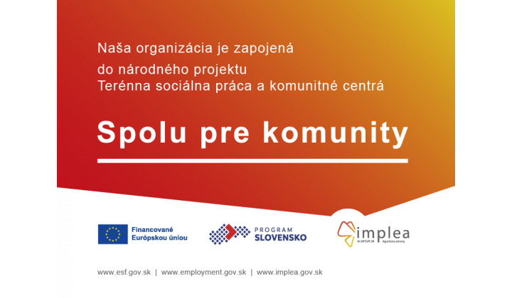 Fotka pre článok SPOLU PRE KOMUNITY
